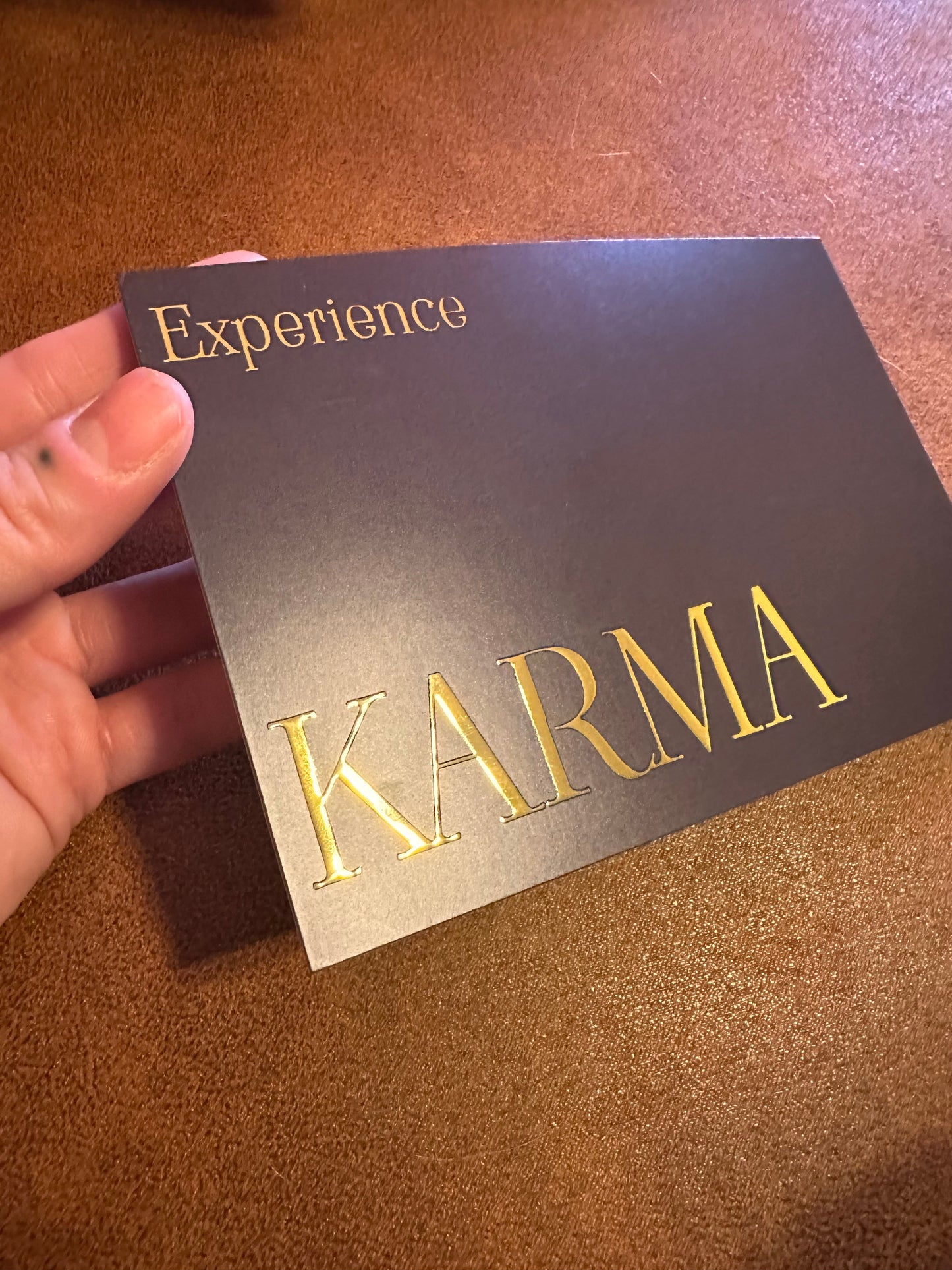 KARMA CANDLE - HIDDEN CRYSTALS INSIDE! -- by Moon Water Apothecary!