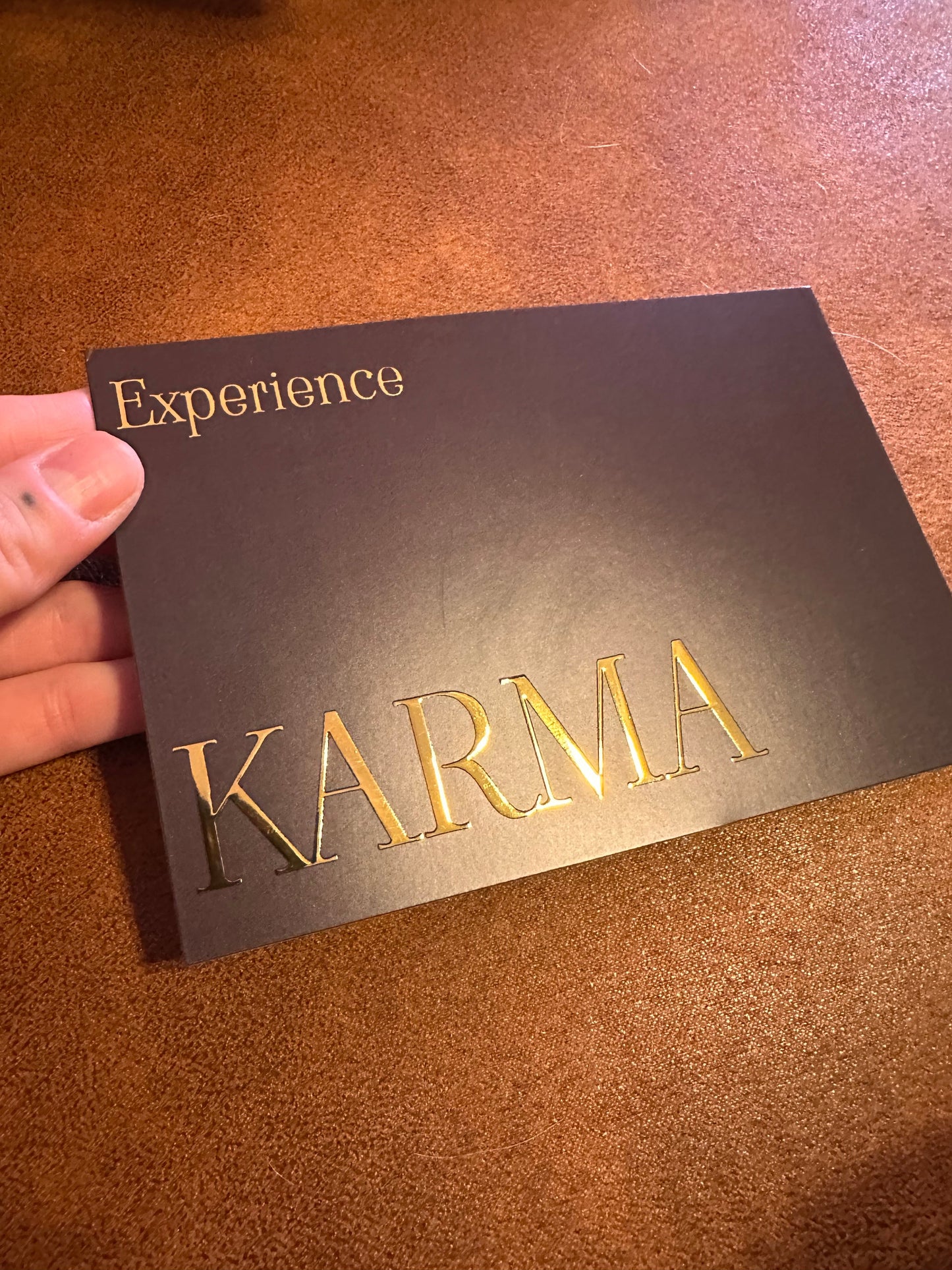 KARMA CANDLE - HIDDEN CRYSTALS INSIDE! -- by Moon Water Apothecary!