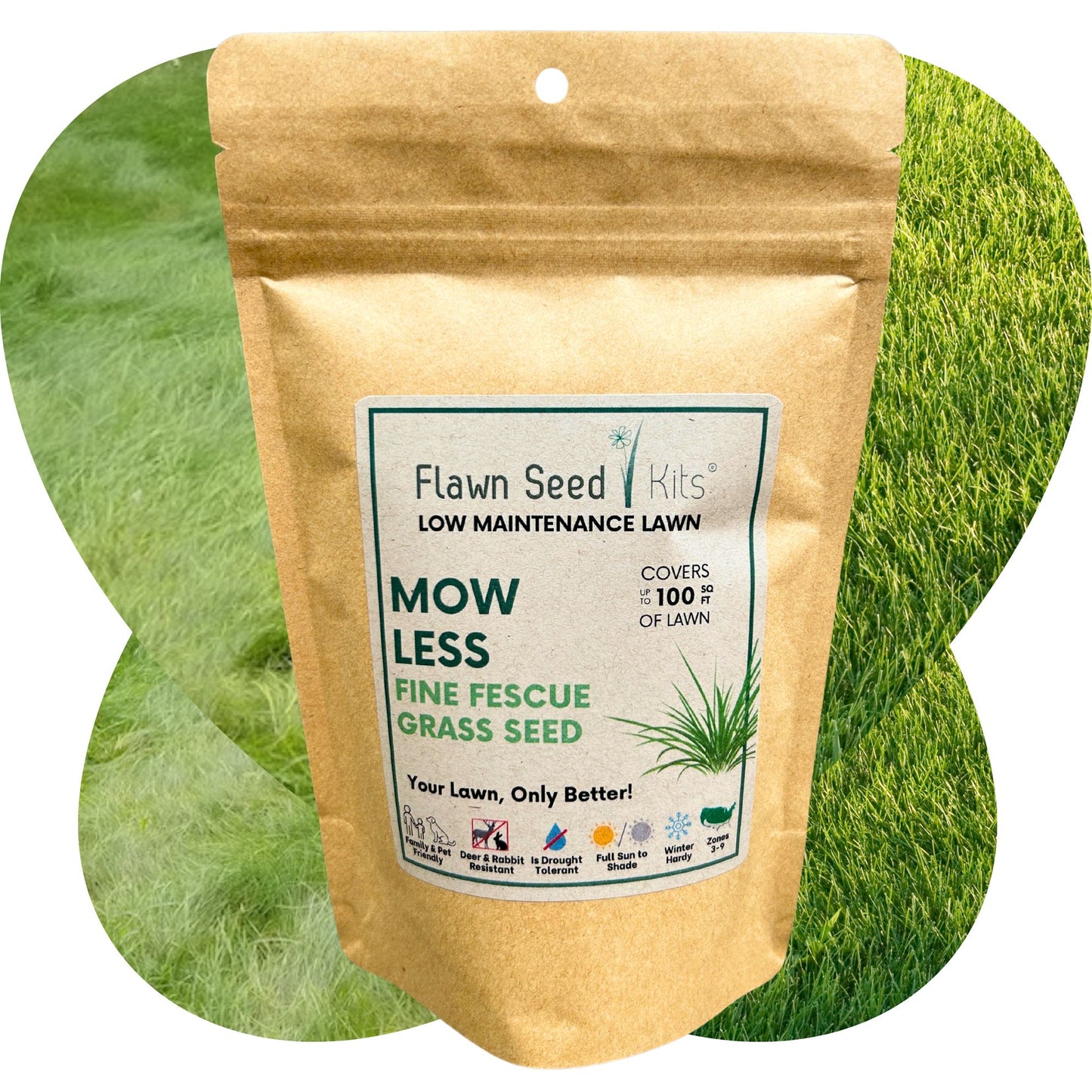 Mow Less Grass Seed Pouch