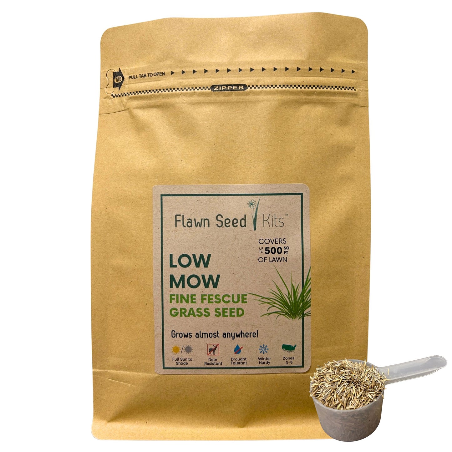 Low Mow Grass Seed Pouch