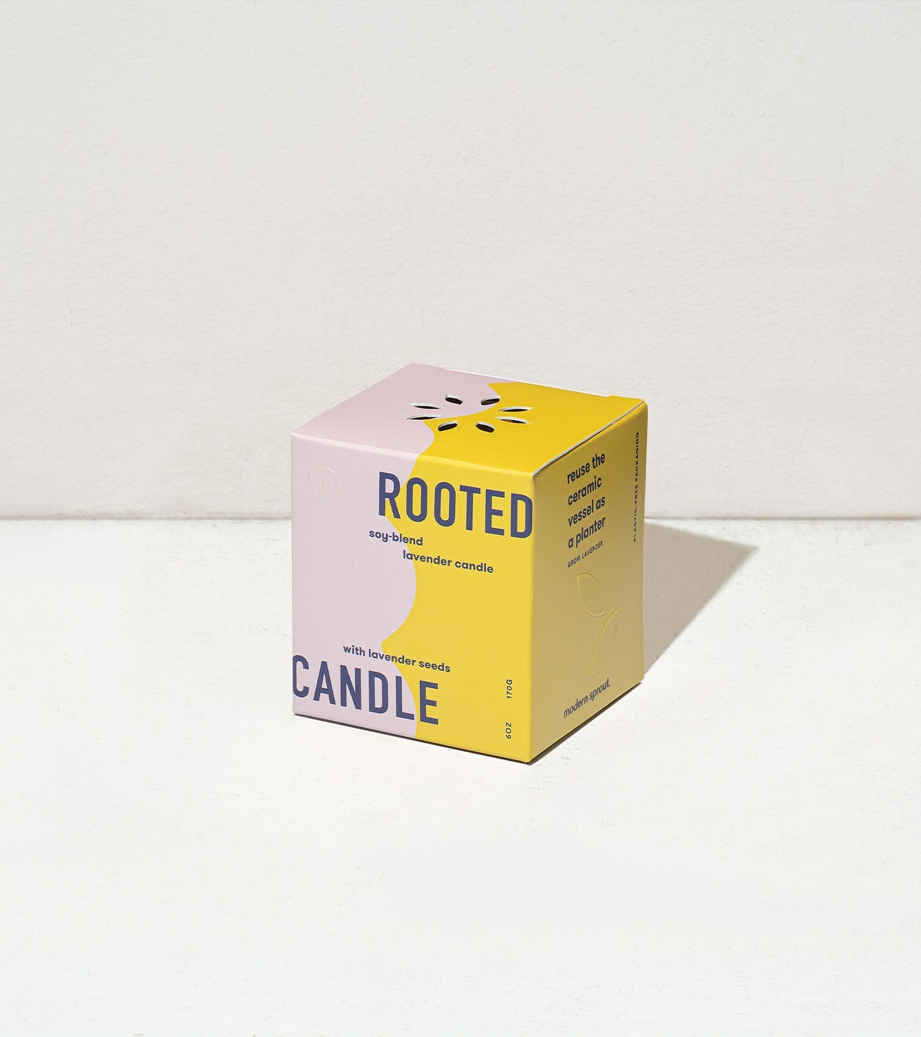 candles with seeds to plant Rooted Candles