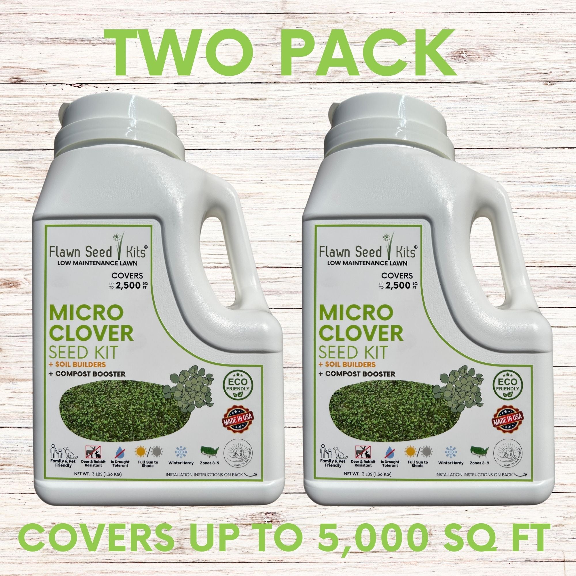 Micro Clover Easy Spread Shaker – Flawn Seed Kits
