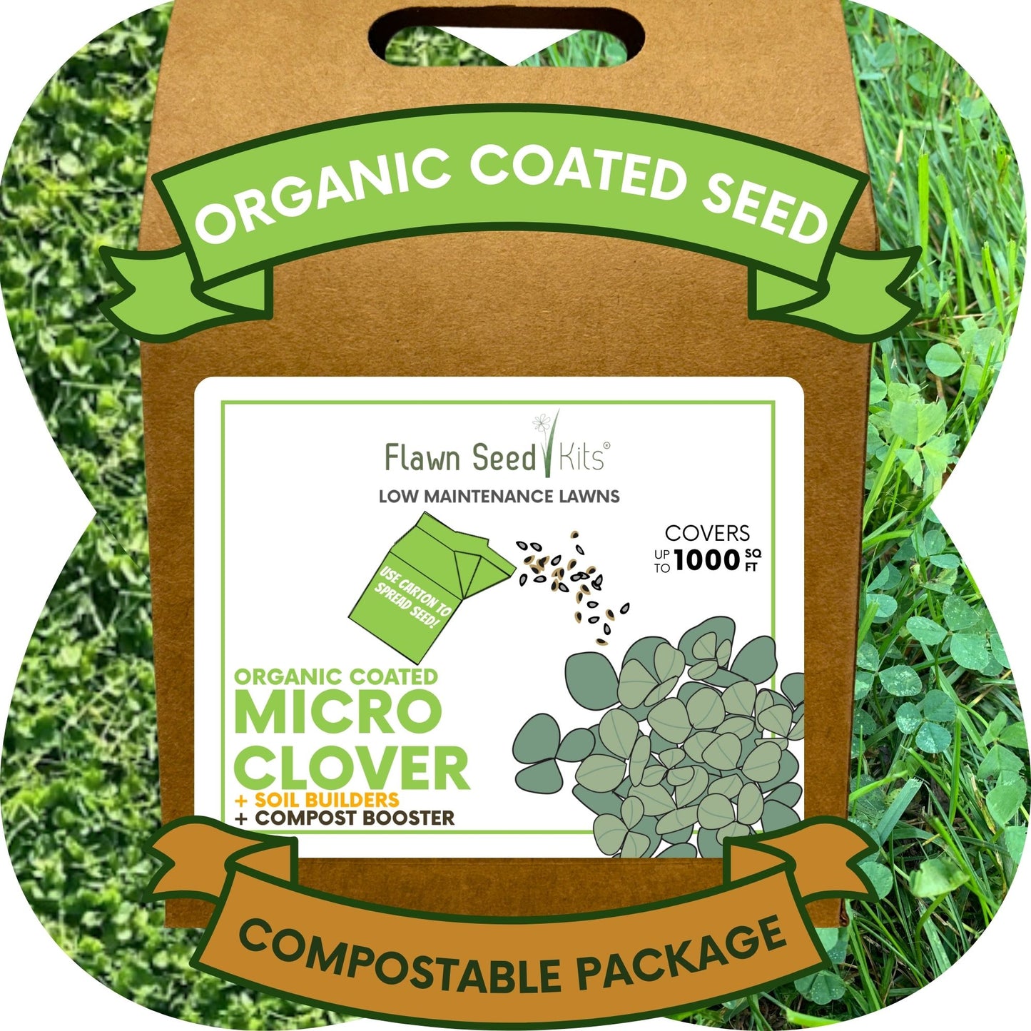 Micro Clover Seed Eco-Spread Carton