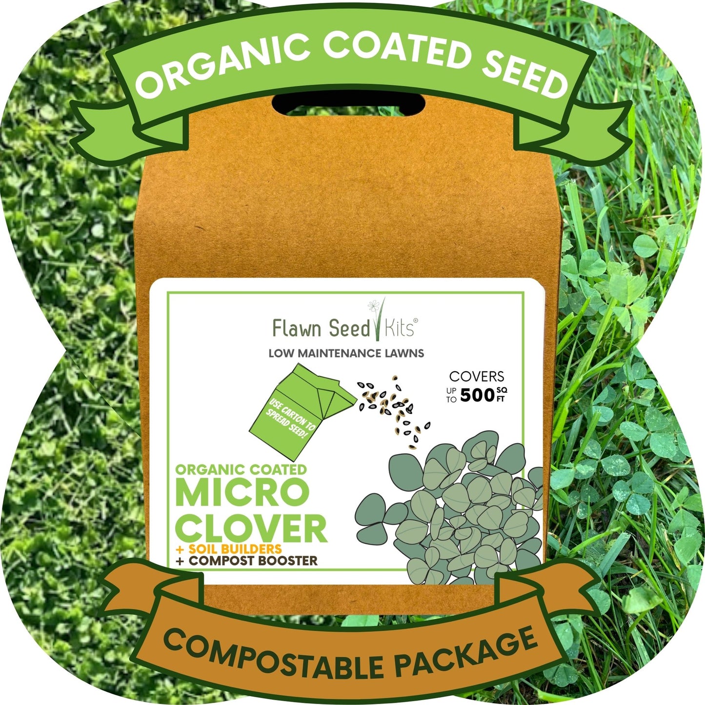 Micro Clover Seed Eco-Spread Carton