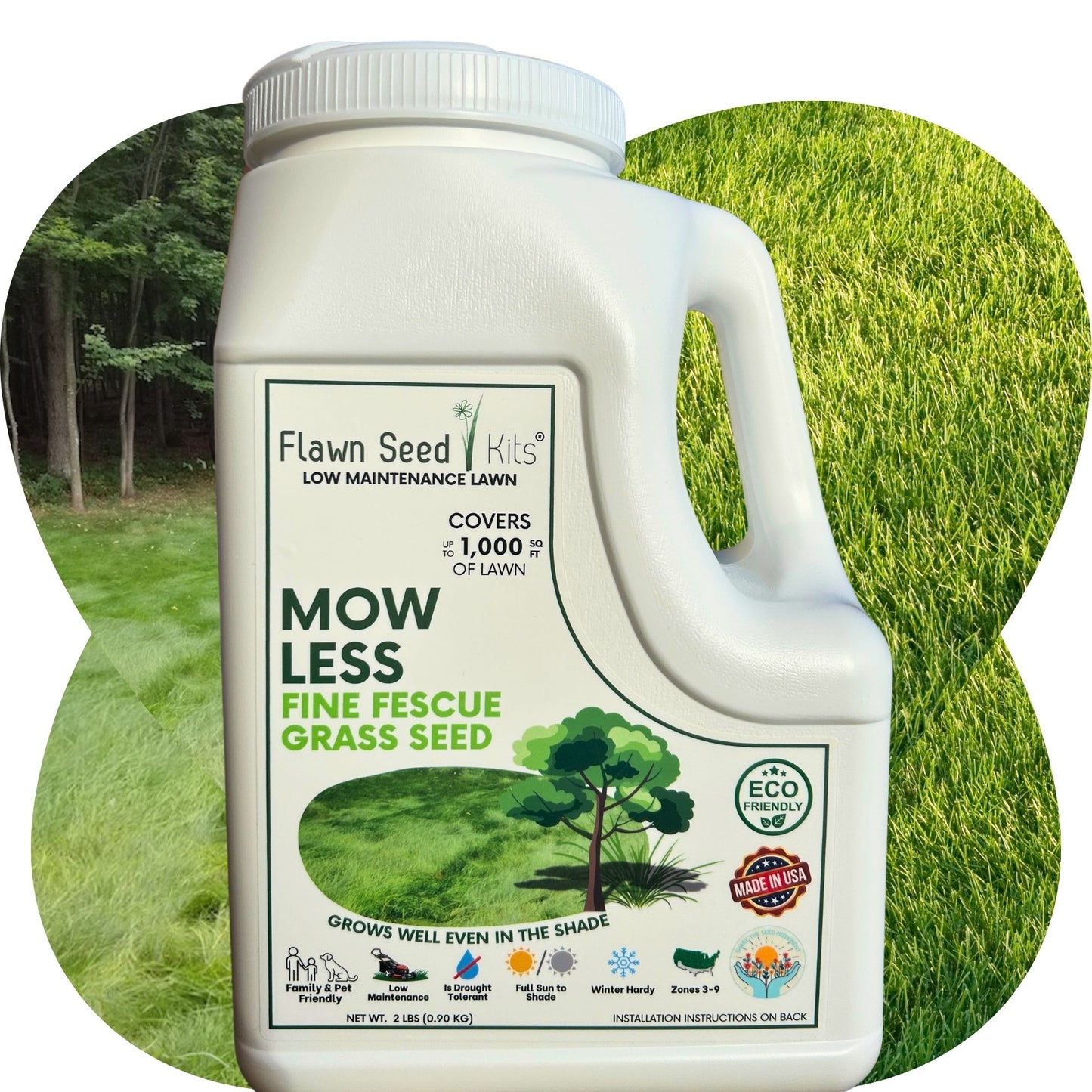 Mow Less Grass Seed Shaker