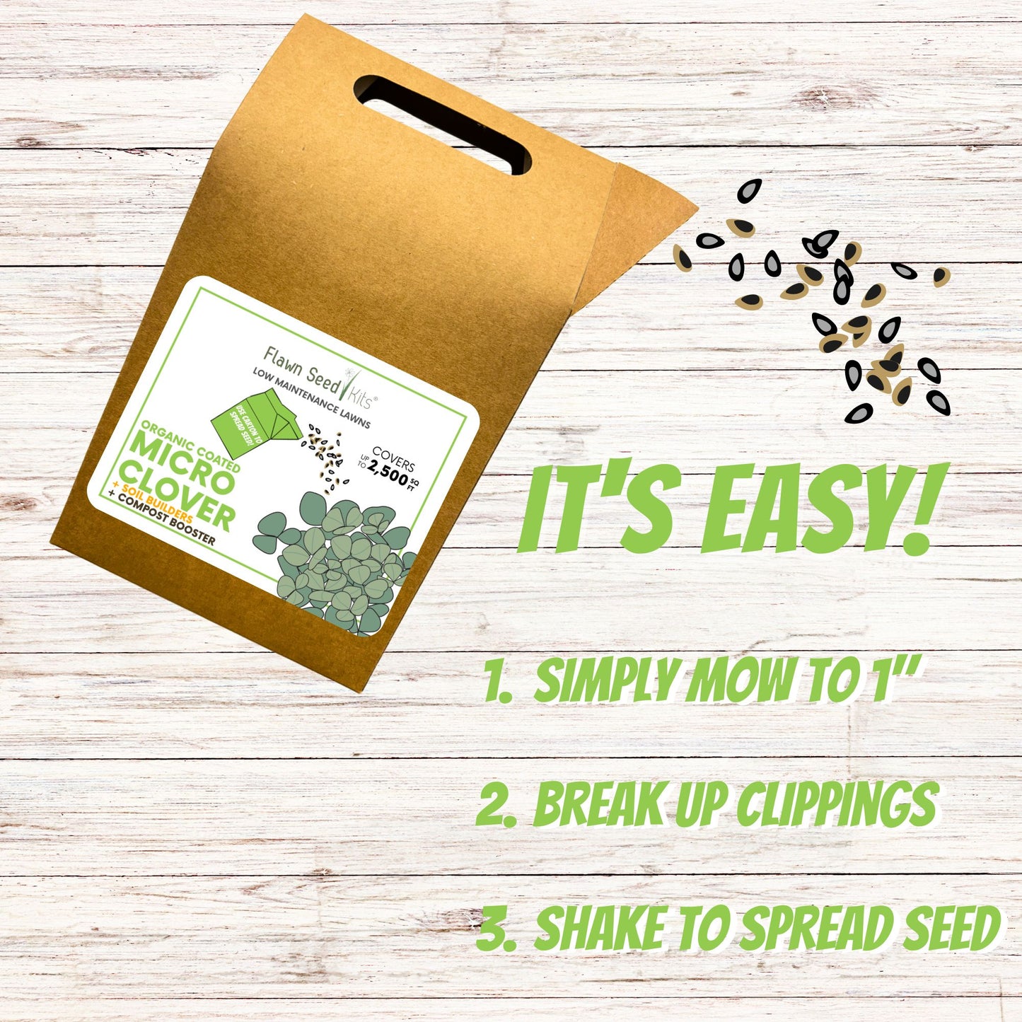 Micro Clover Seed Eco-Spread Carton