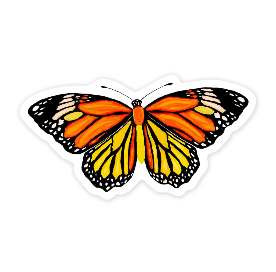 Monarch 3" Sticker