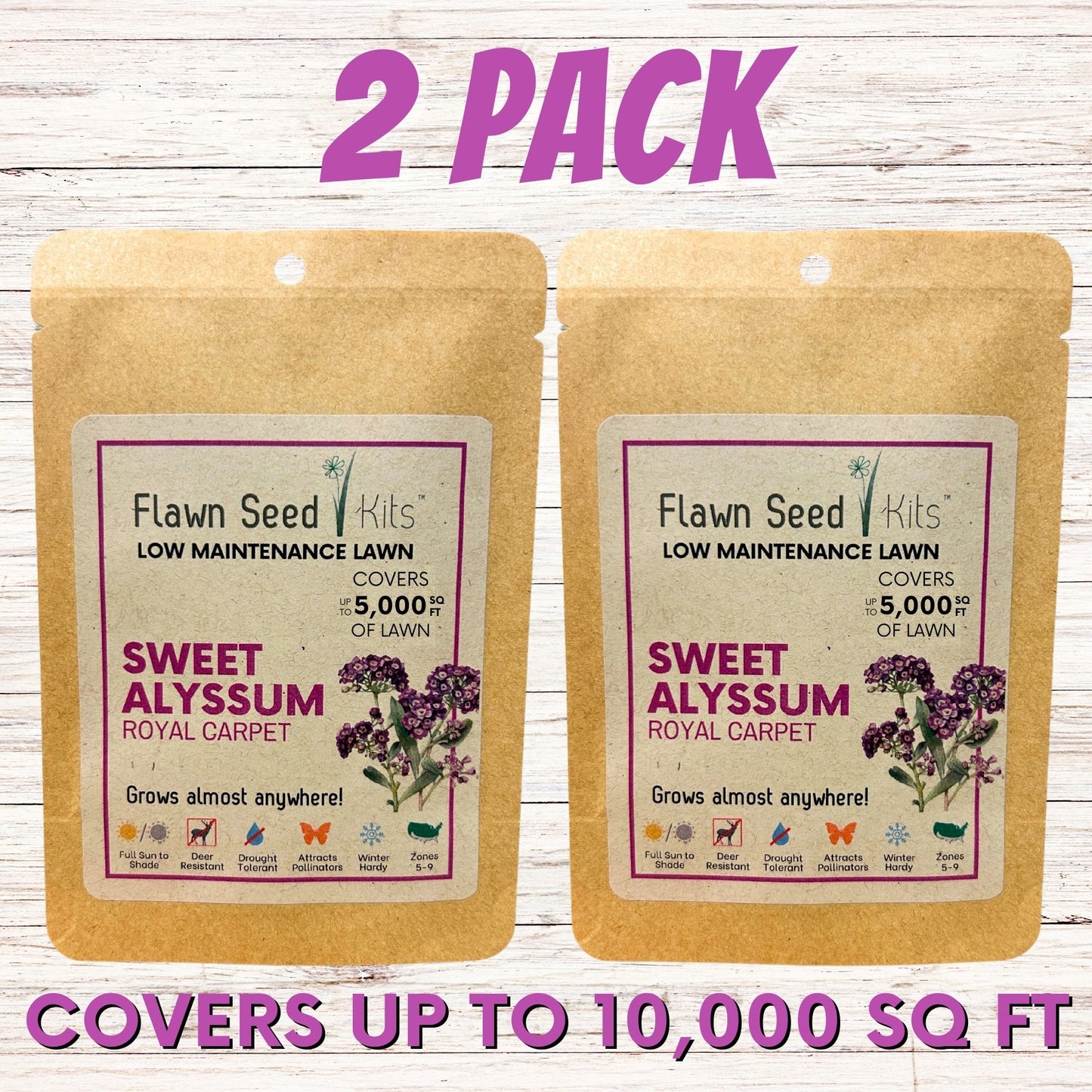 Sweet Alyssum Royal Carpet Seed Pouch