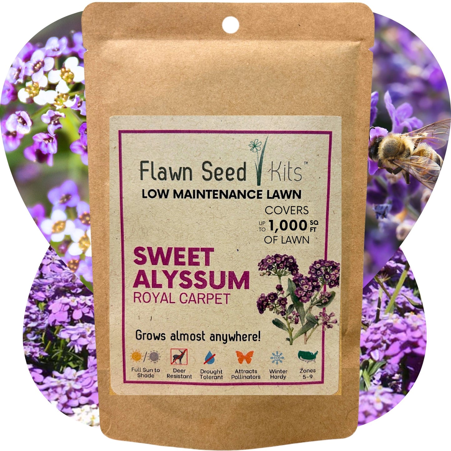 Sweet Alyssum Royal Carpet Seed Pouch (LIMITED SUPPLY)