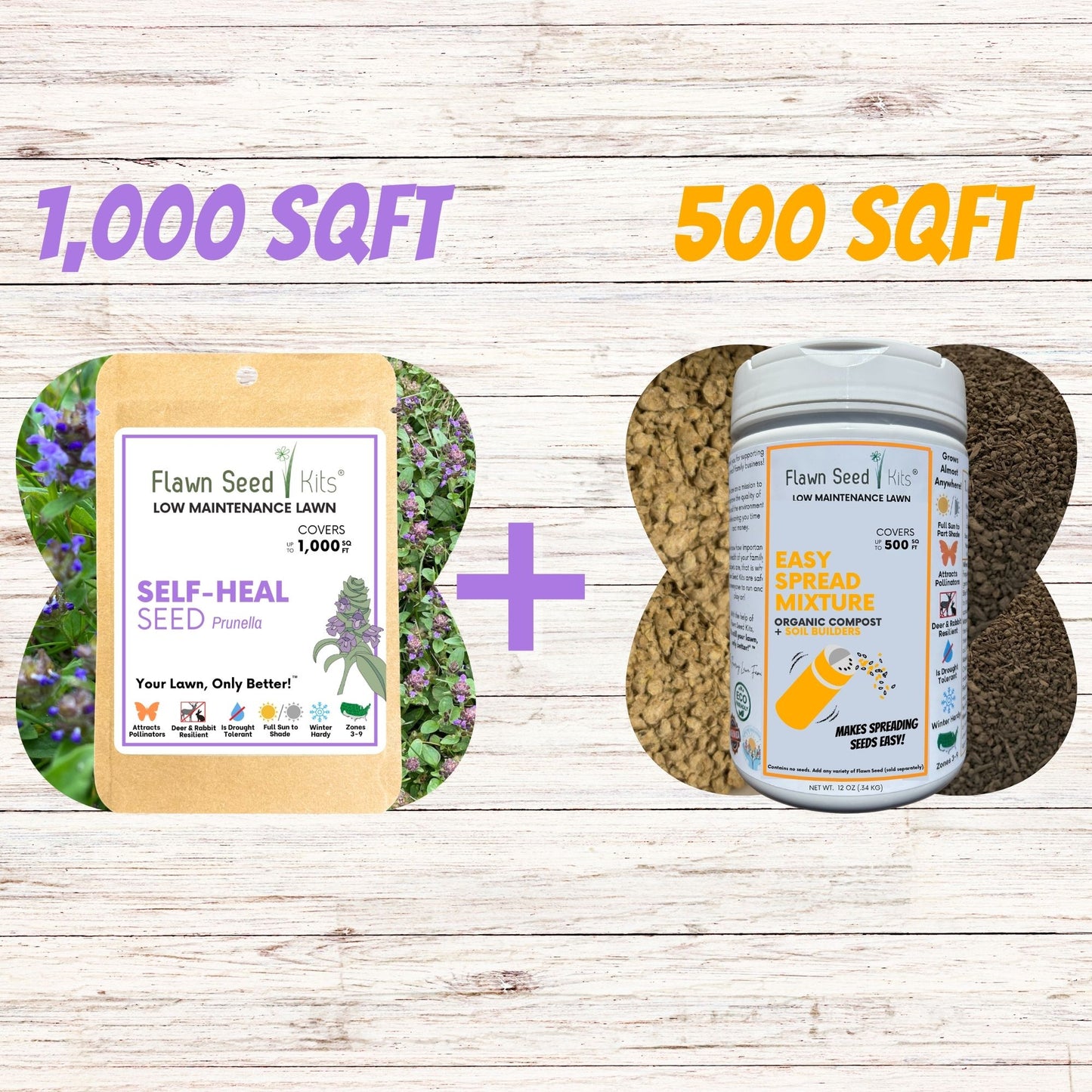 Self-Heal Easy Spread Shaker Bundle