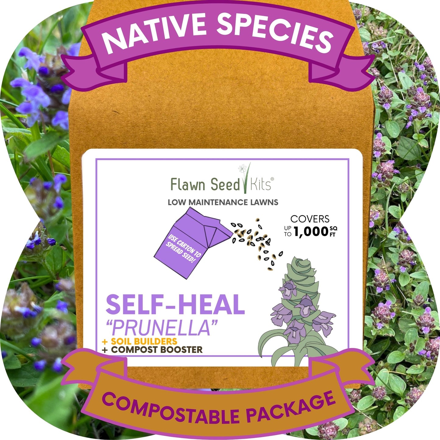 Self-Heal "Heal-All" Eco-Friendly Seeding Kit