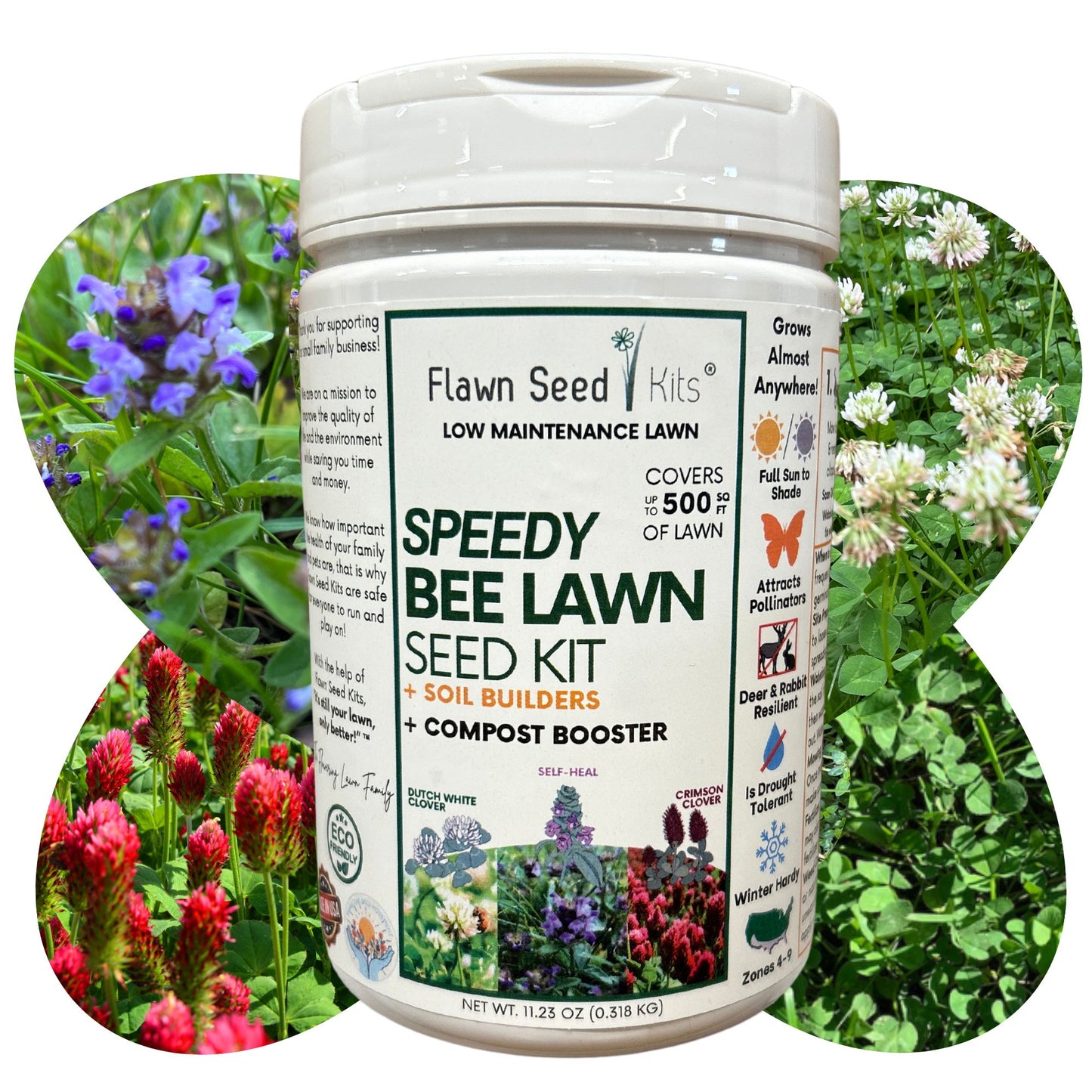 Speedy Bee Lawn Seed Kit