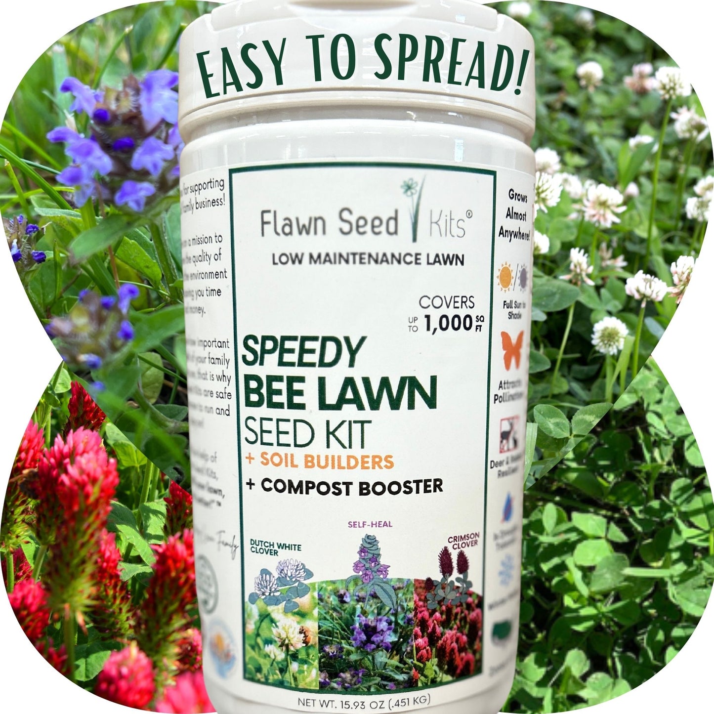 Speedy Bee Lawn Seed Kit