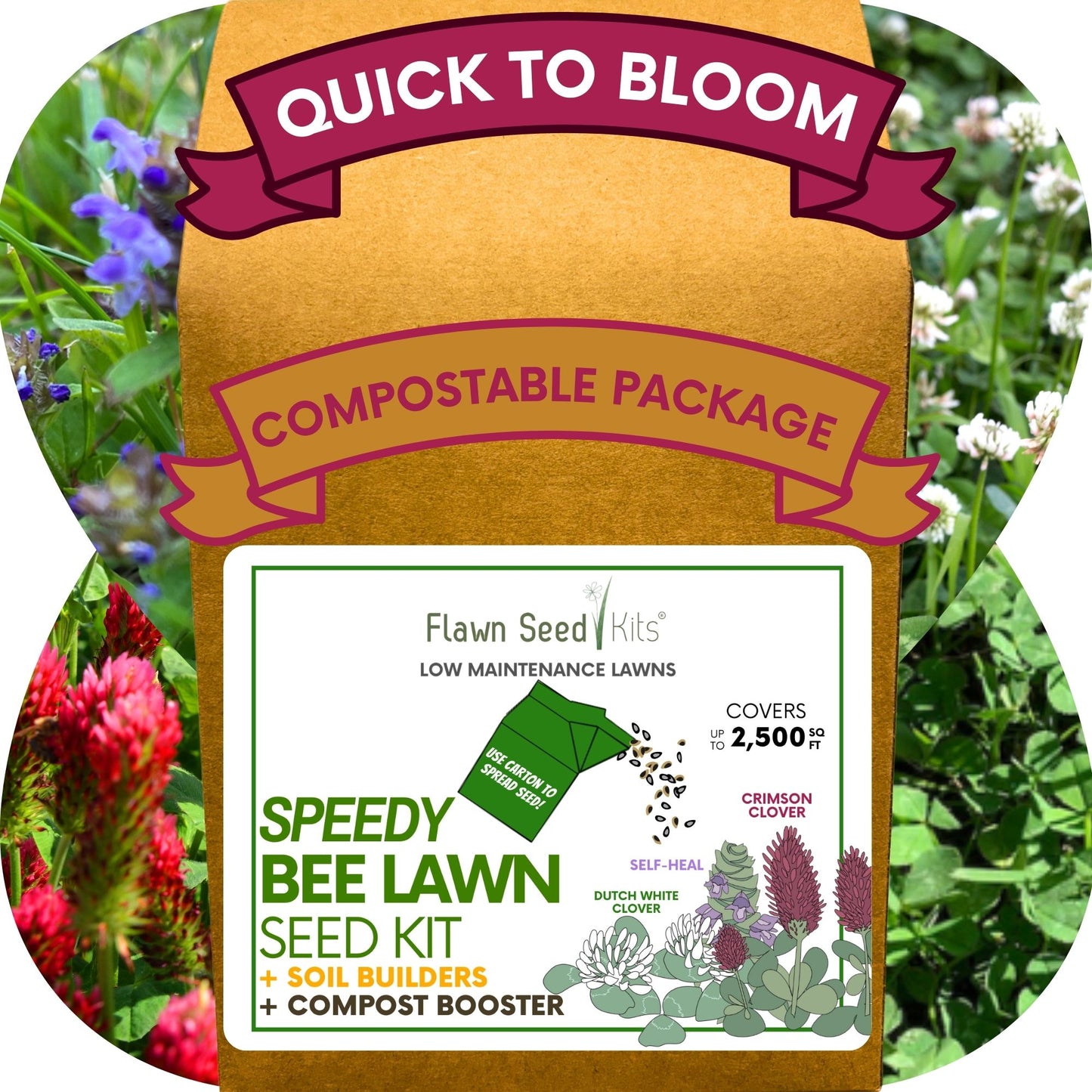 Speedy Bee Lawn Eco-Spread Carton