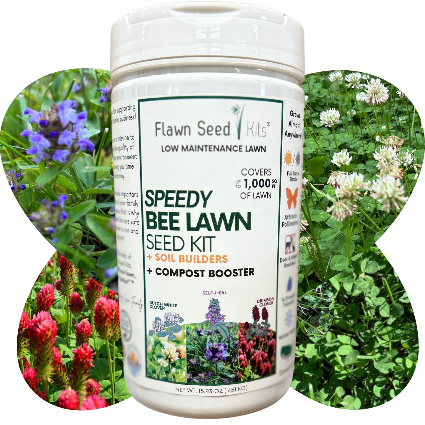 Speedy Bee Lawn Seed Kit