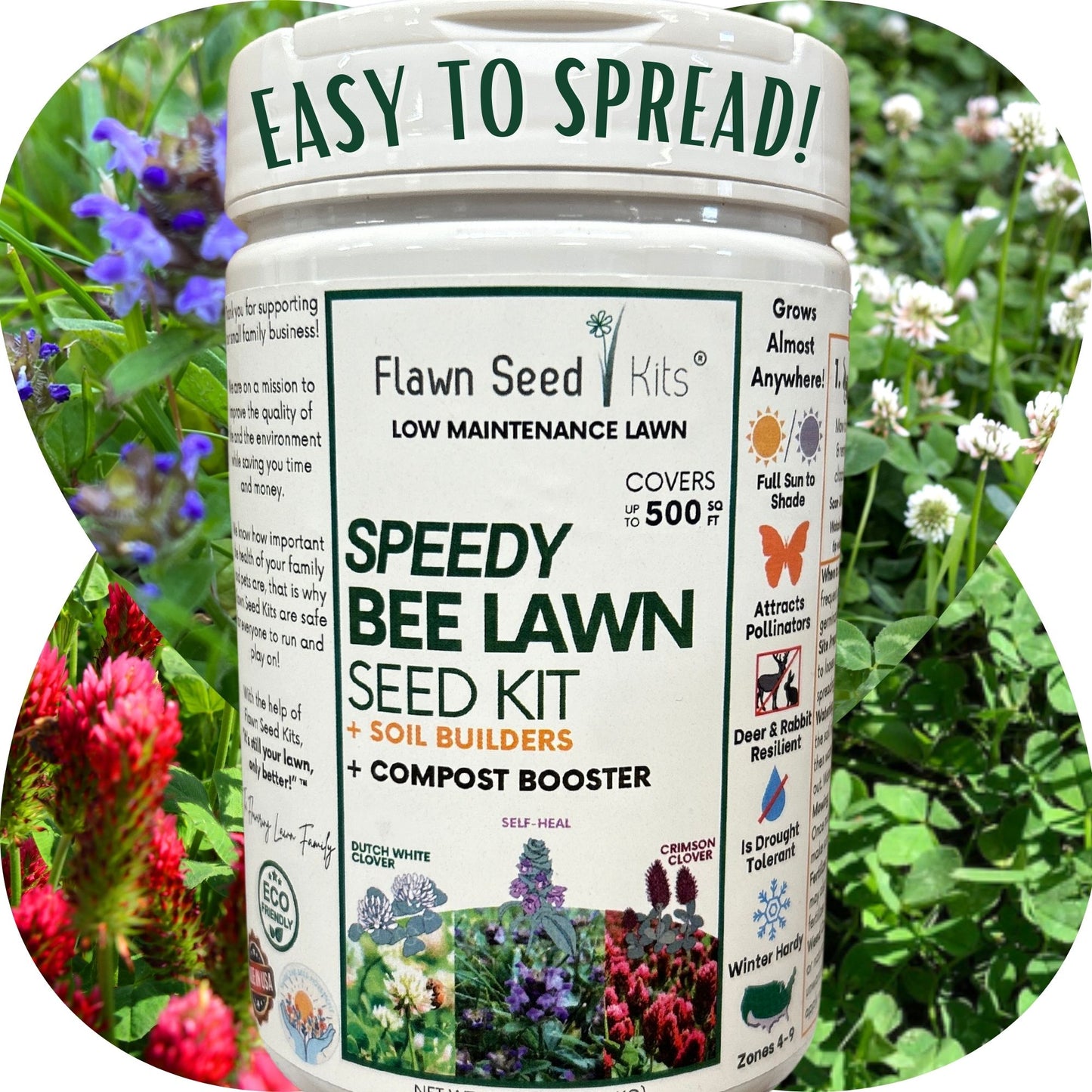 Speedy Bee Lawn Seed Kit