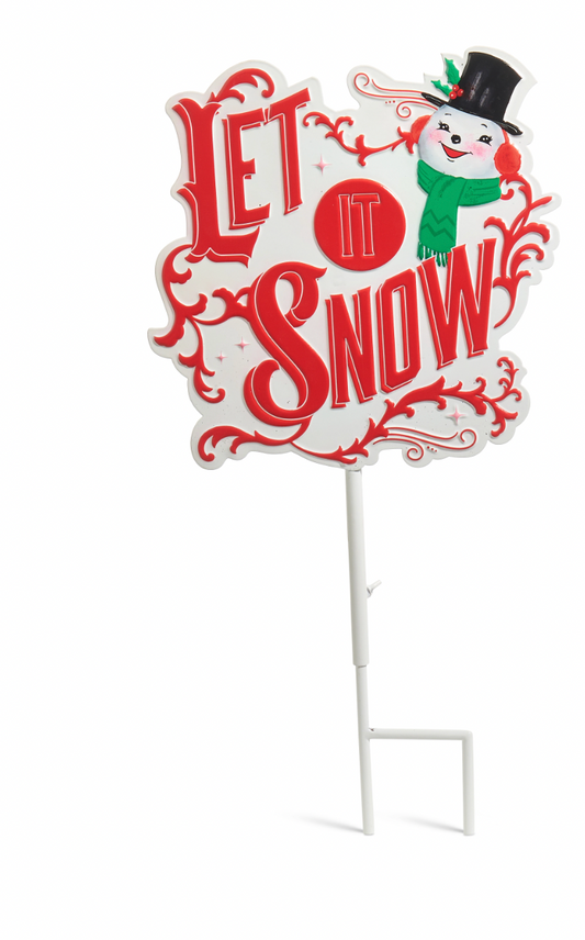 Candy Cane Lane - 22" Sparkle Holiday Adjustable Yard Stake