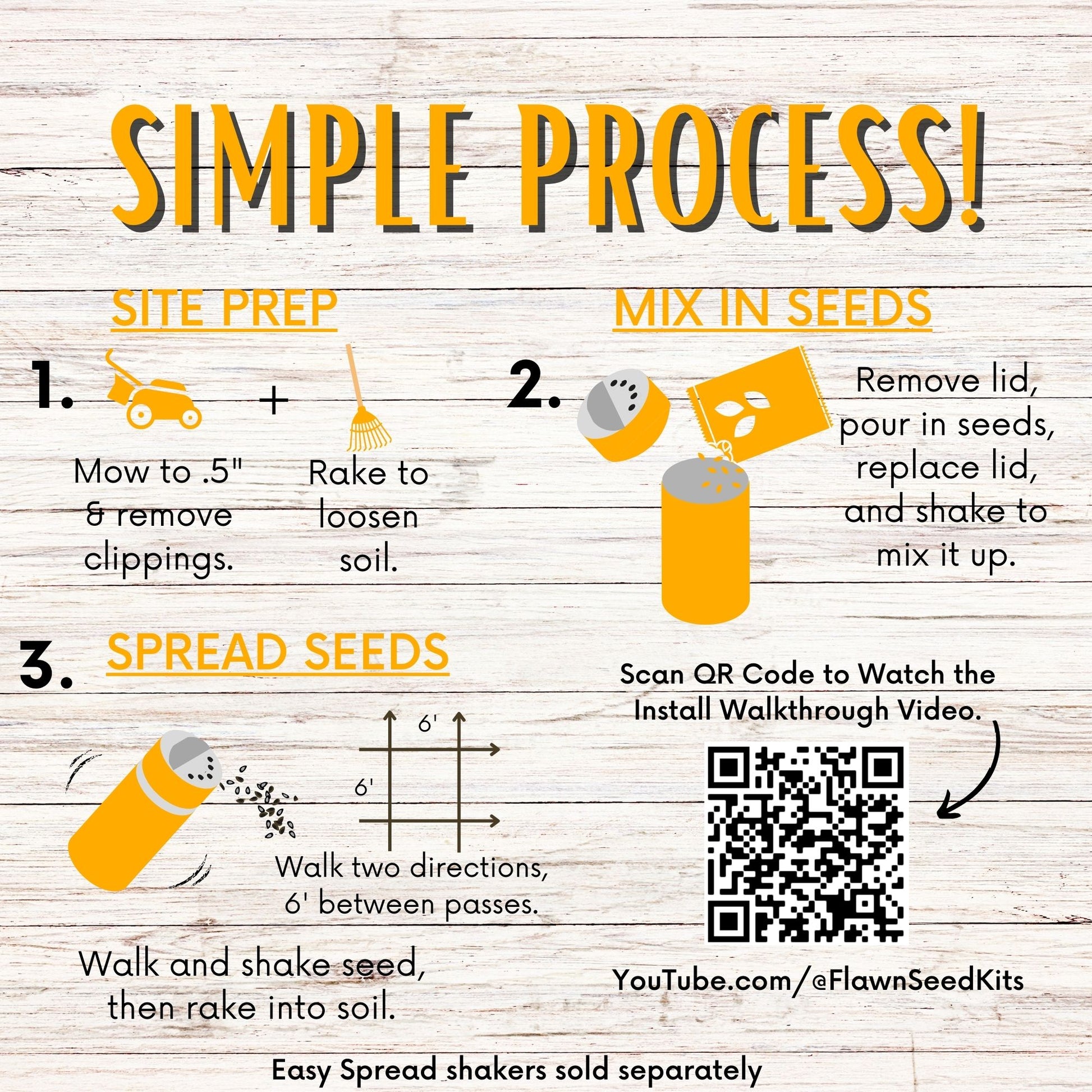 process of planting a seed Flawn Seed Self-Heal Flowering Lawn Seed - Kid, Pet, Pollinator & Eco-Friendly Grass Alternative