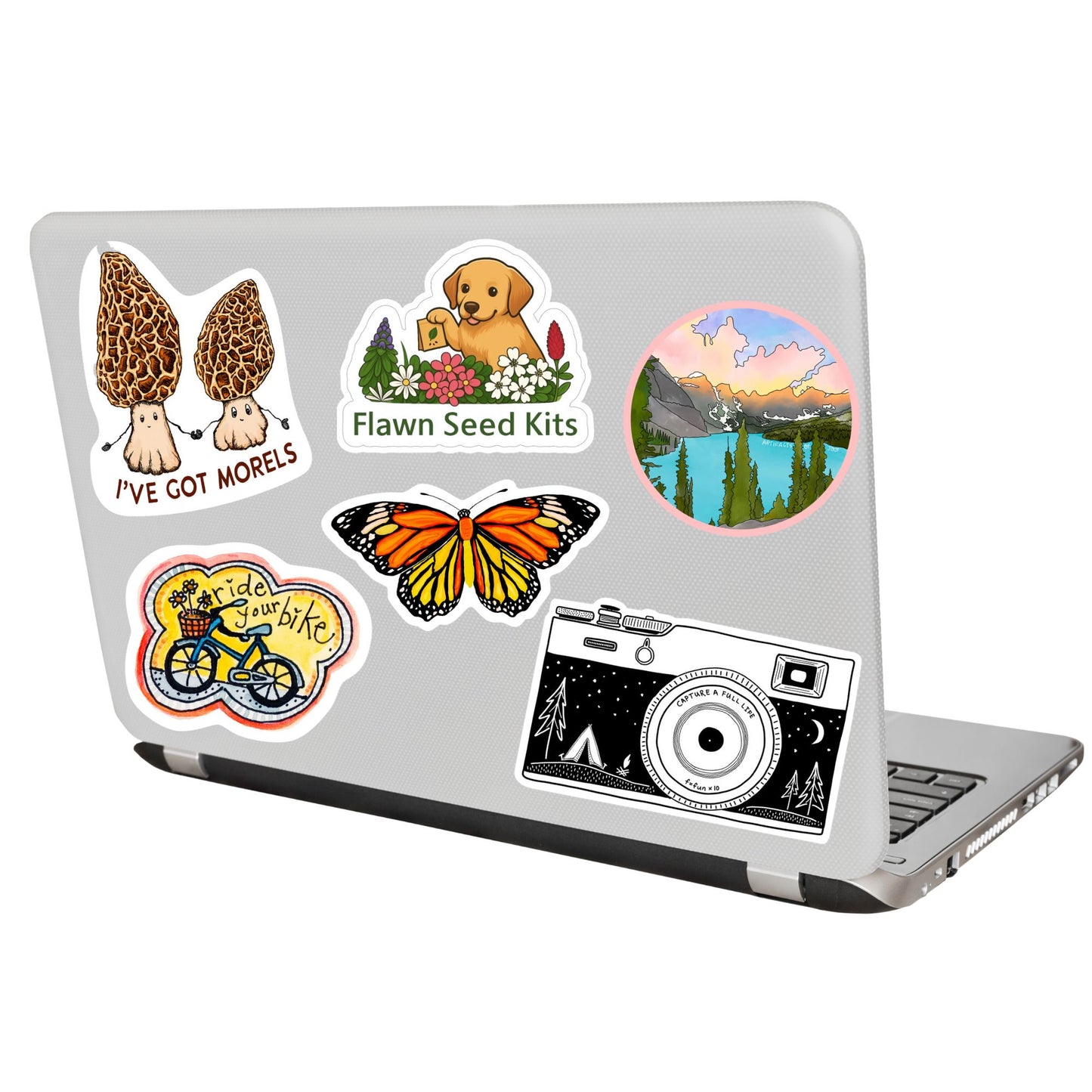 Flawn Seed Kits Dog 2.5" Sticker