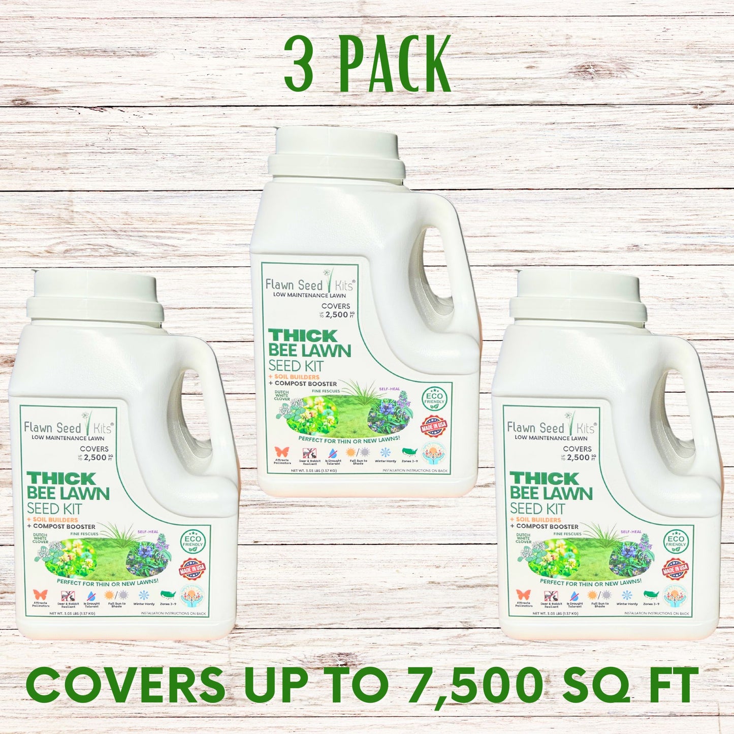 Thick Bee Lawn Seed Kit