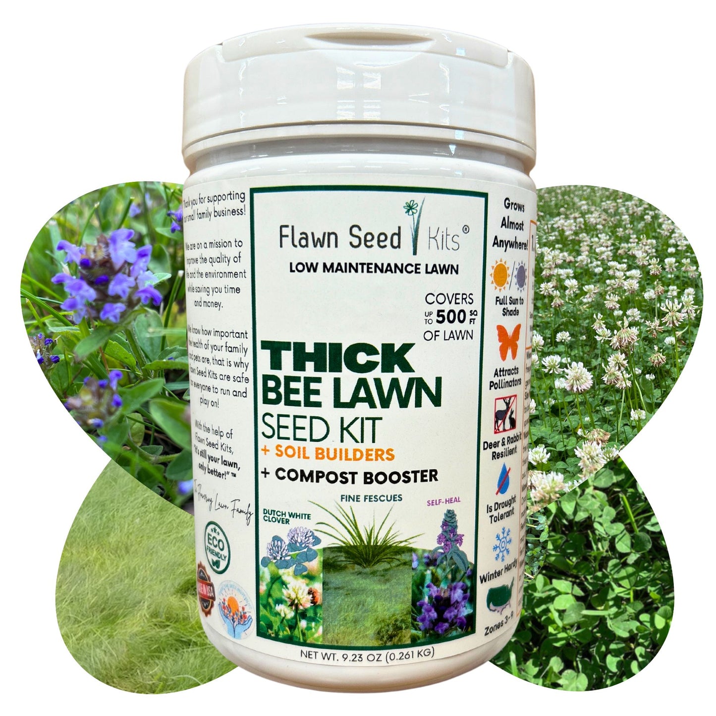 Thick Bee Lawn Seed Kit