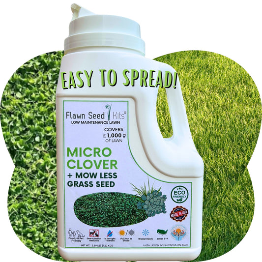 Case of Micro Clover + Mow Less Grass Seed Shaker Jugs