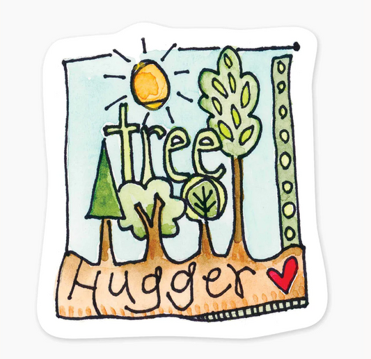 Tree Hugger 3" Sticker (FEW IN STOCK)