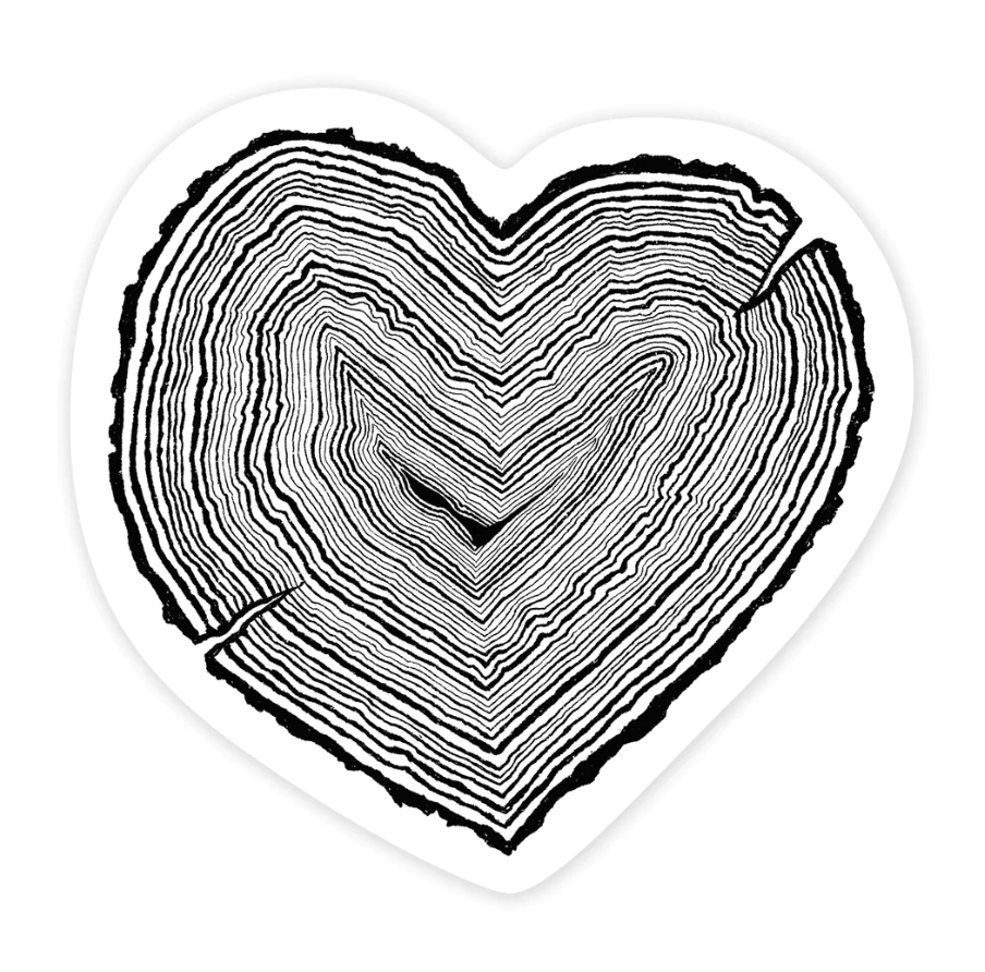 Tree Love 3" Sticker