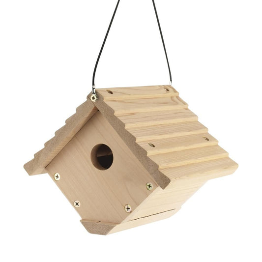 Cedar Wren & Chickadee Bird House