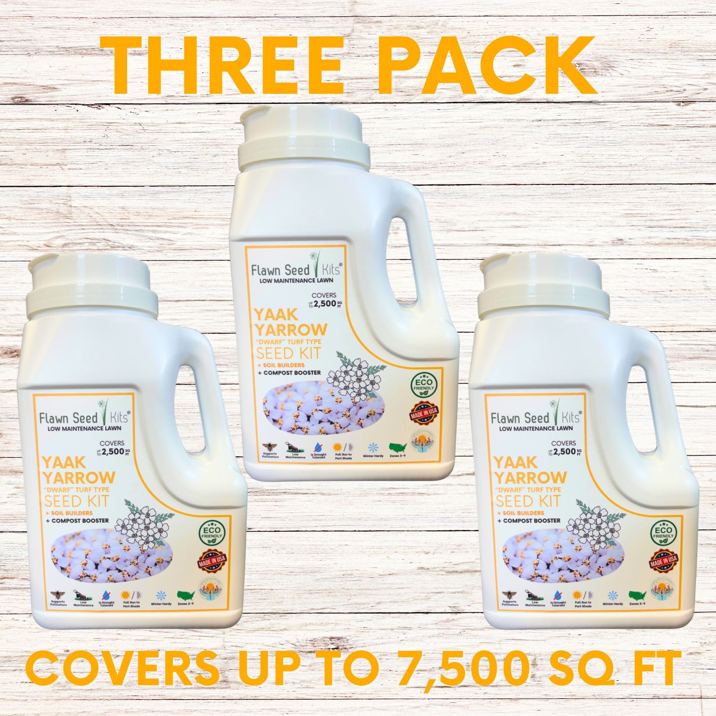 Yaak Yarrow 'Turf-Type' Easy Spread Shaker