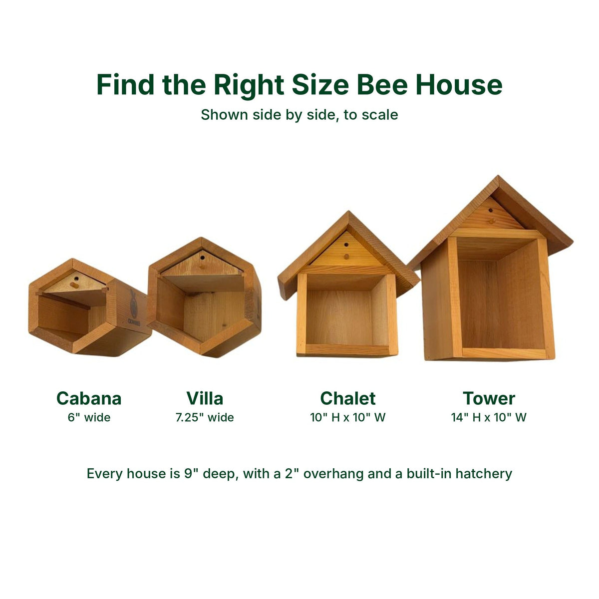 Cabana Bee House - Small Hex