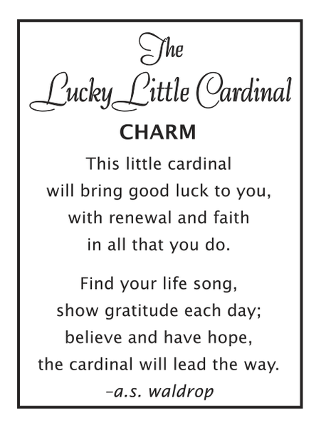 Little Cardinal Charm