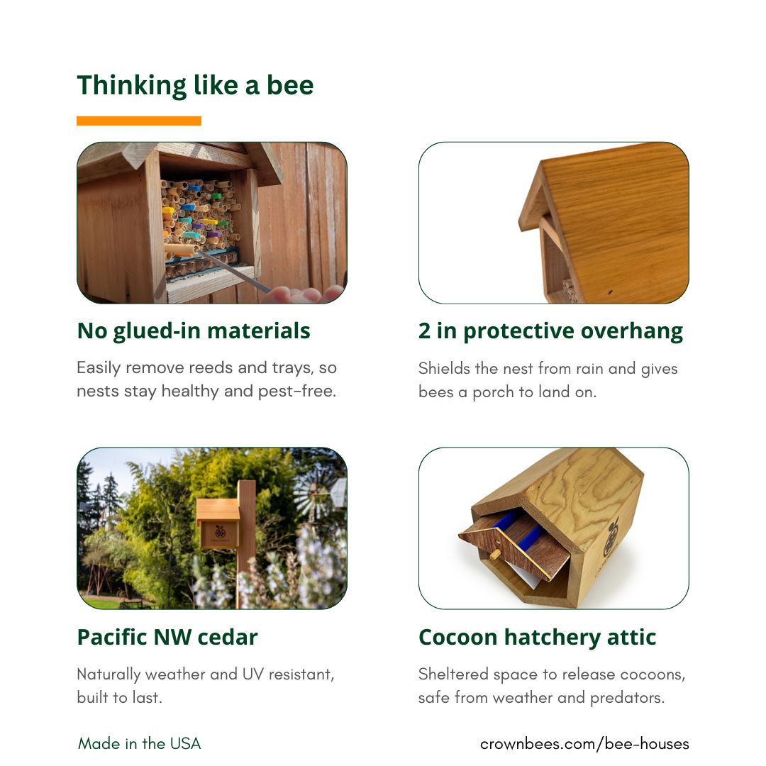 Cabana Bee House - Small Hex