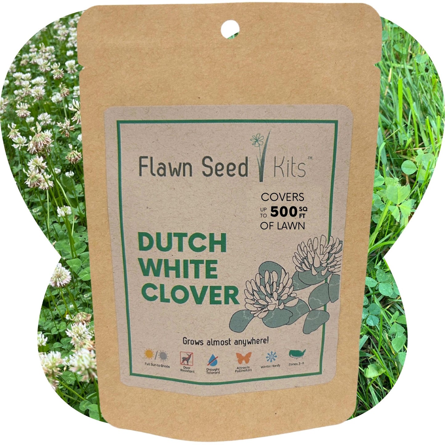 Dutch White Clover Seed Pouch