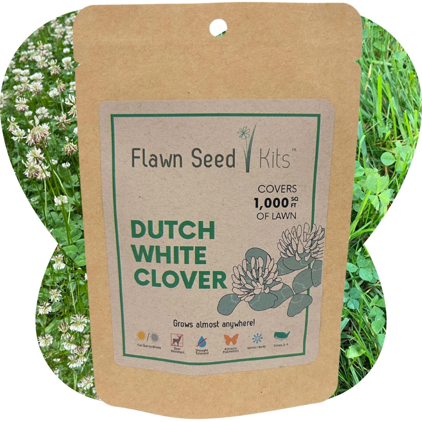 Dutch White Clover Seed Pouch